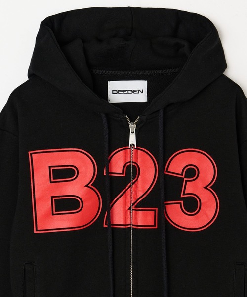 BEEDEN パーカー FRONT LOGO ZIPUP HOODIE レディース : ZOZOTOWN