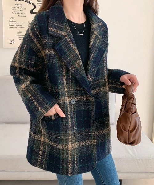 LADY LIKE（レディライク） コート チェスターコート ビッグチェック4