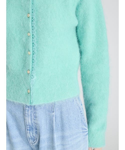 CELFORD（セルフォード） カーディガン レーストリミングニット