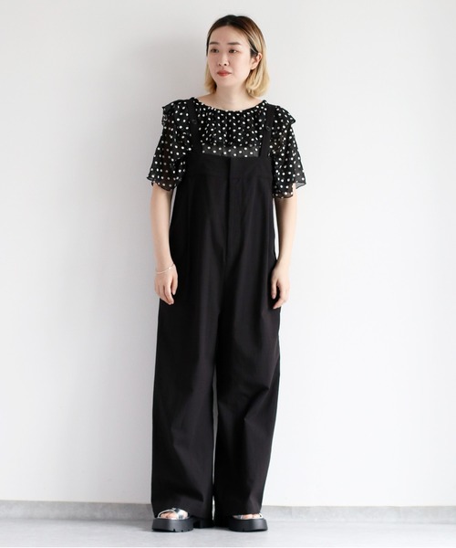 cepo（セポ） サロペット オーバーオール 綿レーヨンタックロンパース