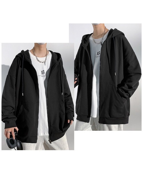 Ressaca（レサーカ） パーカー オーバーサイズフード付きスウェット