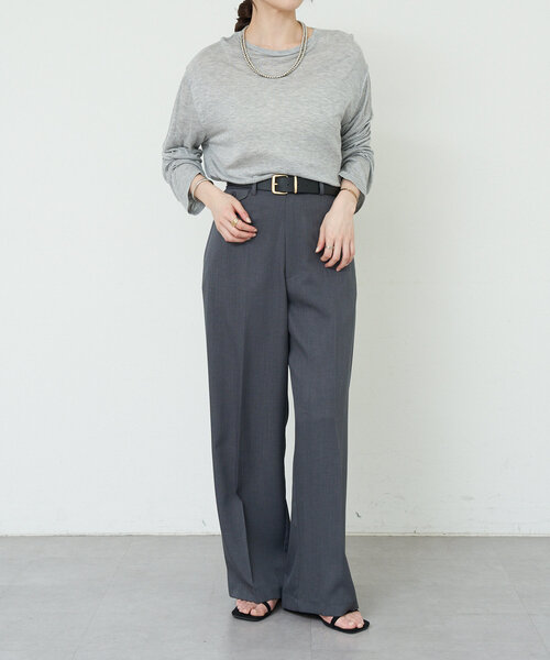 SHENERY（シーナリー） tシャツ 「1枚でもレイヤードでも」シアーロン