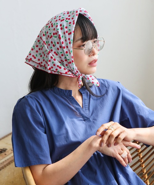 VitaFelice（ヴィータフェリーチェ） スカーフ バンダナ ソフトタッチ