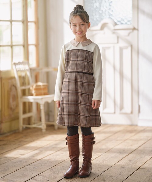 組曲（KUMIKYOKU） ワンピース 「110-140cm」レディチェック