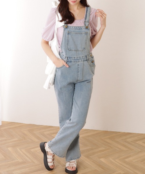 Lace Ladies（レースレディース） サロペット オーバーオール 裾