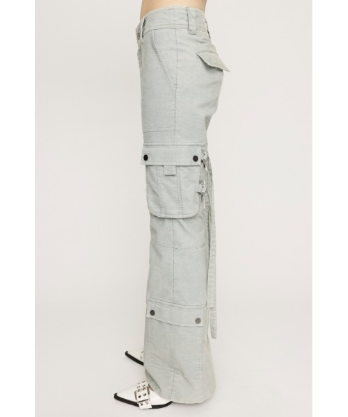 SLY（スライ） スラックス パンツ WASHED CORDUROY FLARE PT