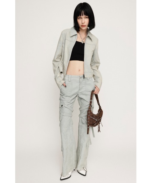 SLY（スライ） スラックス パンツ WASHED CORDUROY FLARE PT