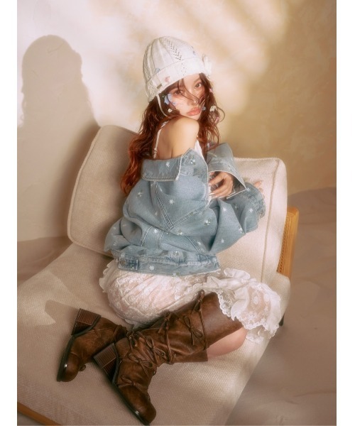 Darich（ダーリッチ） ブーツ レースアップリボンブーツ レディース