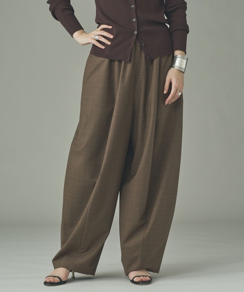 Curensology（カレンソロジー） パンツ /チェック/ストライプトロ