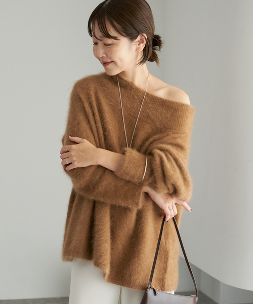 plage（プラージュ） ニット セーター Fur Off Neck ニット レディース