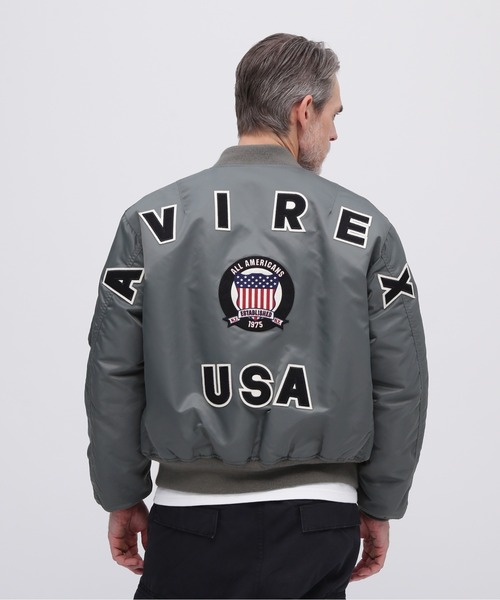AVIREX（アヴィレックス） ma1 ma-1 メンズ レディース : ZOZOTOWN
