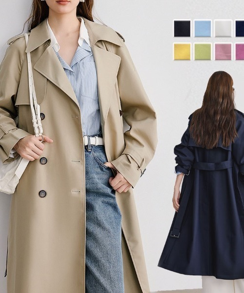 shoppinggo トレンチコート コート トレンチコート スプリングコート