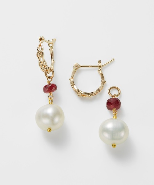 agete（アガット） ピアス 「WEB限定」K10ピアス＆ピアスチャーム