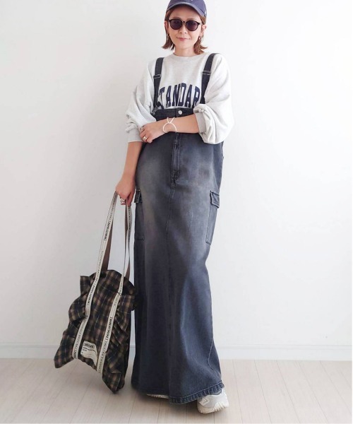 notch. ジャンパースカート 「 notch.by yui 」カーゴデニムジャンパー