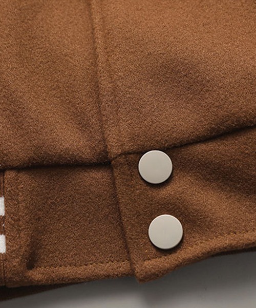 スタジャン 「HOOK」ユニセックス ワッペン 刺繍 カレッジ メンズ