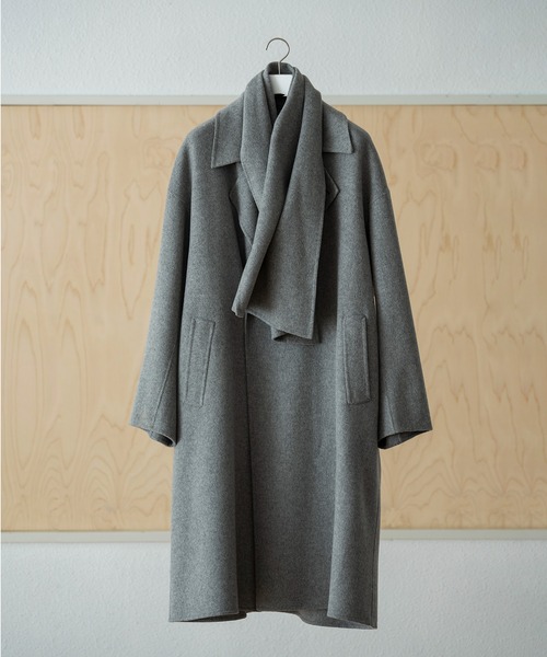 ADAM ET ROPE'（アダムエロペ） ステンカラーコート コート 「マフラー