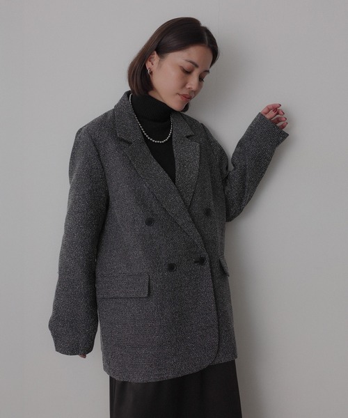 Floran ジャケット テーラードジャケット ツイードテーラード