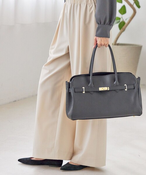 MILOS（ミロス） トートバッグ 「SHIPS別注」MILOS: 金具付き ベルト