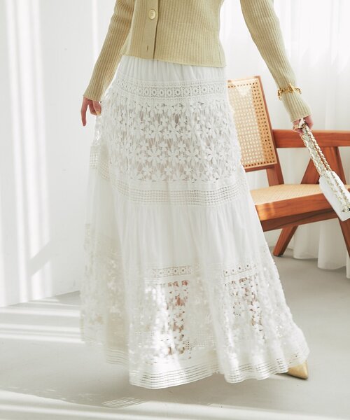 La boutique Bonbon（ラブティックボンボン） スカート コットンレース