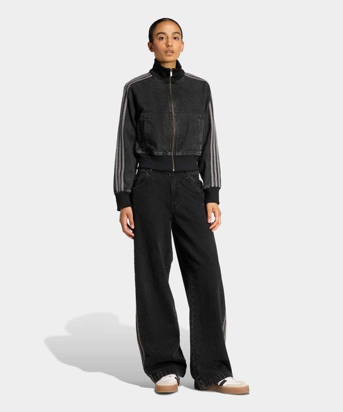 adidas（アディダス） デニムジャケット gジャン ファイヤーバード