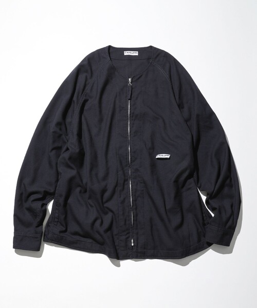 CAHLUMN（カウラム） シャツ Wool Flannel Baseball Shirt/ウール