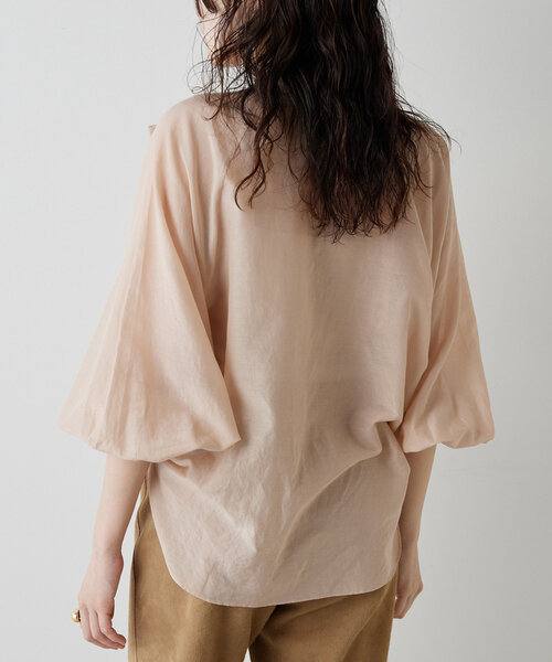 Whim Gazette（ウィム ガゼット） ブラウス シャツ シルクローン