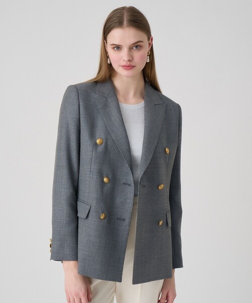 ANAYI（アナイ） コート アウター ウールオックスダブルジャケット