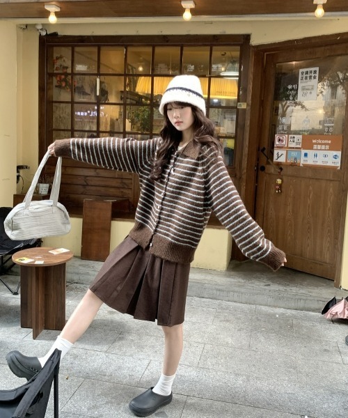 gossip!ロサンゼルス スカート 「Y2Kガーリー」レトロプリーツ