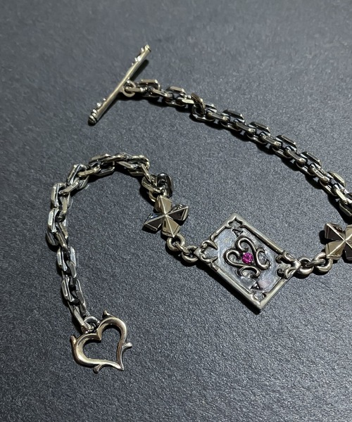 Bizarre（ビザール） ブレスレット トランプハートシルバー