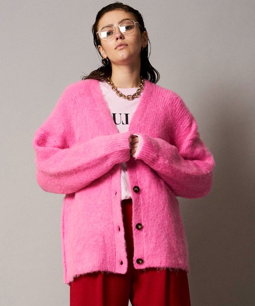 MAISON SPECIAL（メゾンスペシャル） ニットカーディガン FREE ピンク