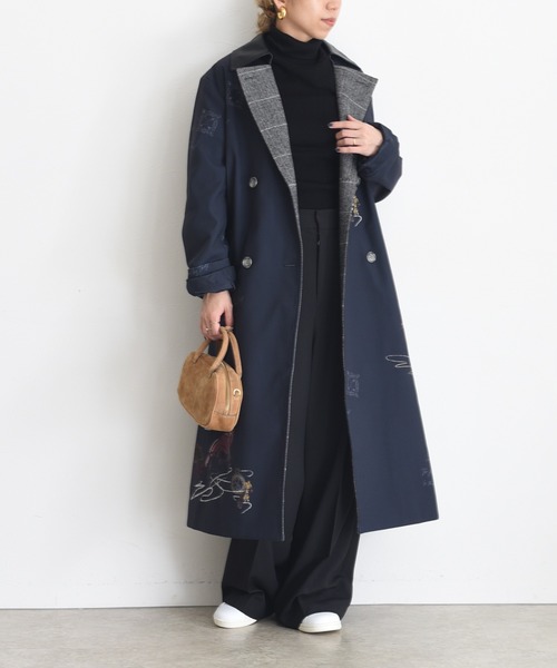 Eimee Law（エイミーロウ） トレンチコート コート テキスト馬柄pt