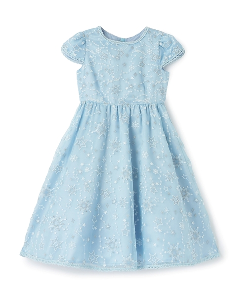 mezzo piano ドレス 発表会 卒園式 入学式 キラキラ星刺しゅうドレス