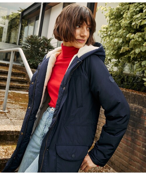 PETIT BATEAU（プチバトー） ミリタリージャケット モッズコート