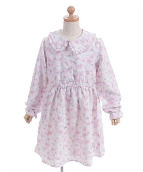 axes femme（アクシーズ ファム） ワンピース サクラ柄シャツ