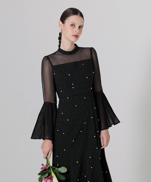 Leja パールワンピース オケージョンドレス】S Leja（レジャ） ドレス