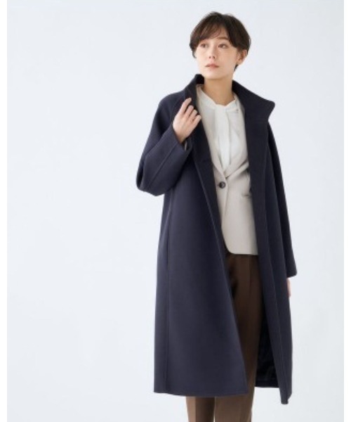 SUIT SELECT コート アウター 「4S」ダブルフェイス/スタンドカラー