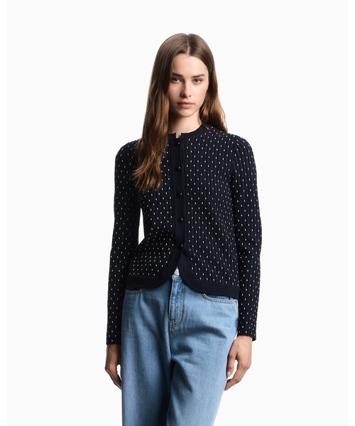 EMPORIO ARMANI カーディガン 「エンポリオ アルマーニ」カーディガン