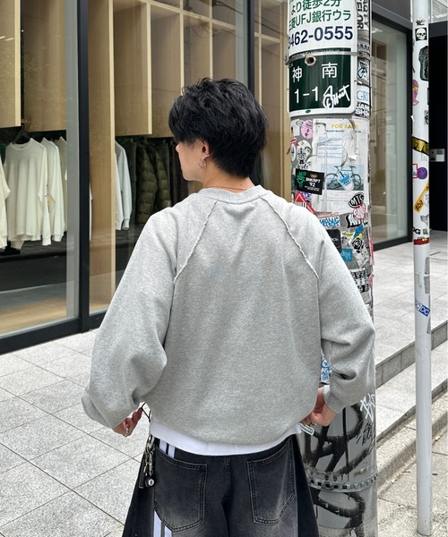 ADAMASTE トレーナー スウェット Pigment Draw Cord Sweat