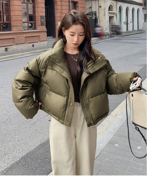 gossip!ロサンゼルス ブルゾン アウター Y2K スタンドカラー中綿