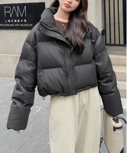 gossip!ロサンゼルス ブルゾン アウター Y2K スタンドカラー中綿