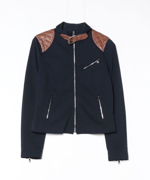 Ralph Lauren レザージャケット レディース 11号 ライダース 牛革