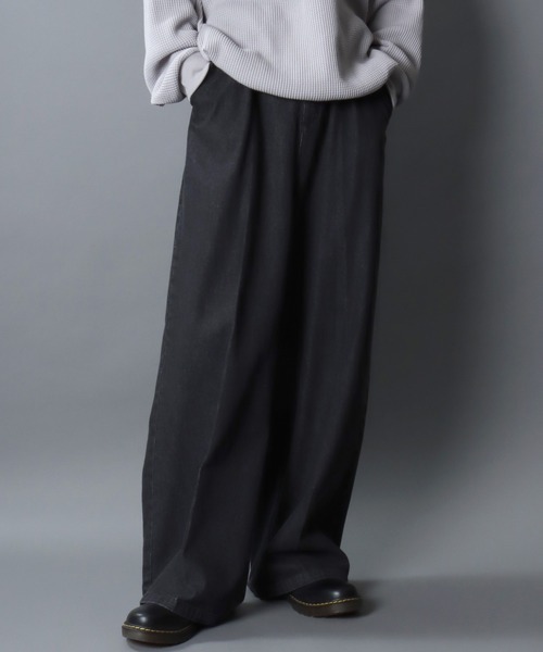 SITRY（シトリー） ジーンズ 1Tuck Wide Straight Denim Pants/1タック