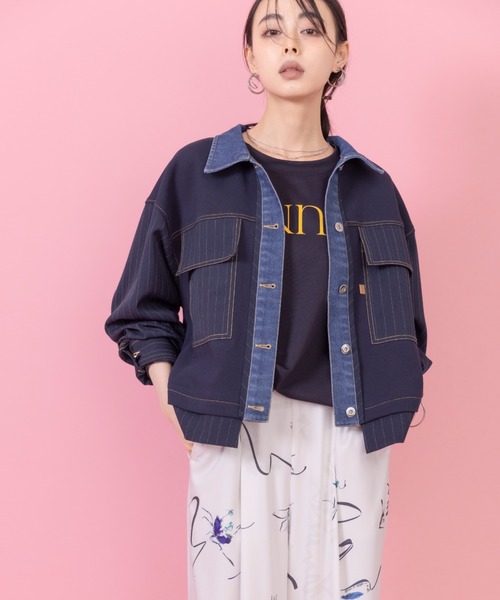 Eimee Law（エイミーロウ） コート アウター デニムトリム ダンボール
