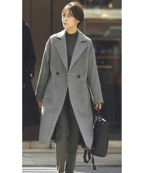 SUIT SELECT チェスターコート S グレー レディース : ZOZOTOWN Yahoo