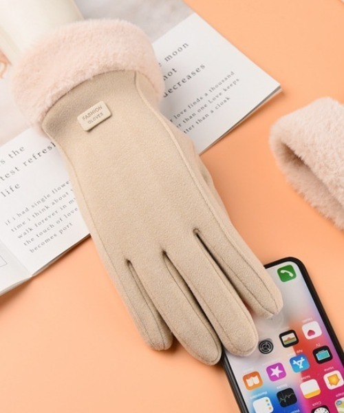 Dolce Fiora（ドルチェ フィオラ） 手袋 つい触りたくなる柔らかファー