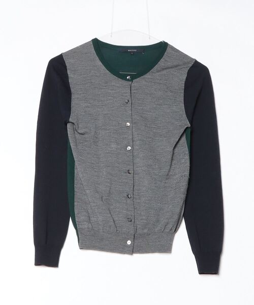 MACPHEE（マカフィー） ニットカーディガン 1 グレー レディース