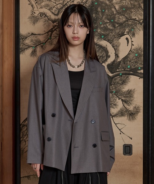 狐独 ジャケット テーラードジャケット 彼岸花刺繍テーラード