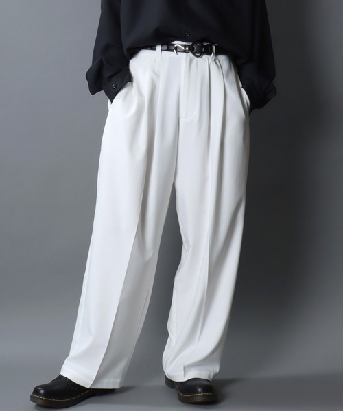 SITRY（シトリー） スラックス SITRY 2Tuck Drape Wide Pants/別注 2