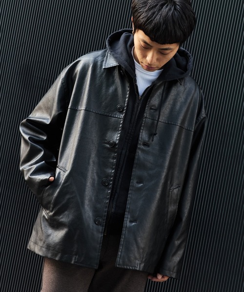 BEAMS HEART（ビームス ハート） ブルゾン アウター フェイクレザー