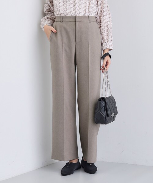 INDIVI（インディヴィ） スラックス パンツ 「洗える／通勤／スーツ